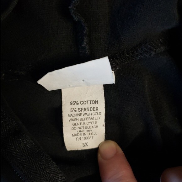 CW Sport Black w/ Stripe Detail Lightweight Zipper Cotton Jacket - 2x - Picture 7 of 7